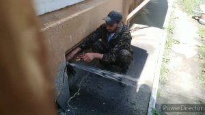#шаровыйкран Замена шарового крана под давлением.