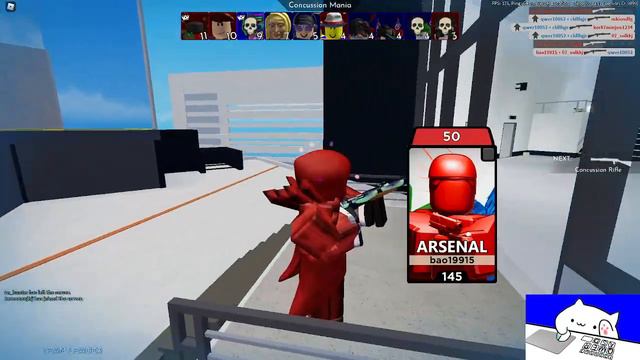 Bongo Cat test for Roblox Arsenal смотреть онлайн