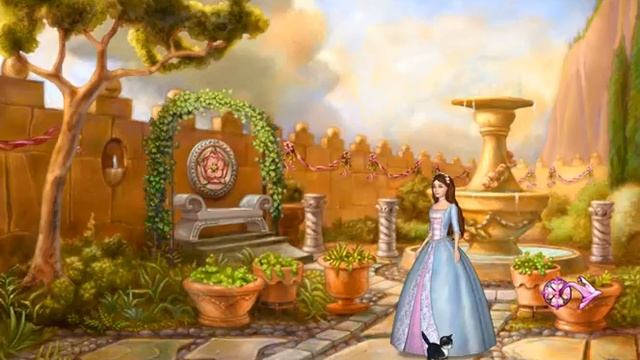 Принцесса и нищенка Barbie / Барби - Прохождение игры Эрика знакомится с дворцовым садом 1 смотреть онлайн