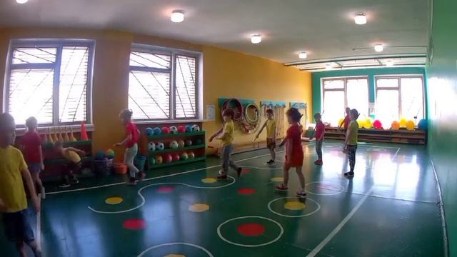 Физкультурное занятие в старшей группе с элементами круговой тренировки смотреть онлайн