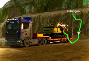 Евро трак симулятор 3 дорога на карьер