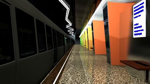 Визуализация станции метро Жулебино в Москве смотреть онлайн