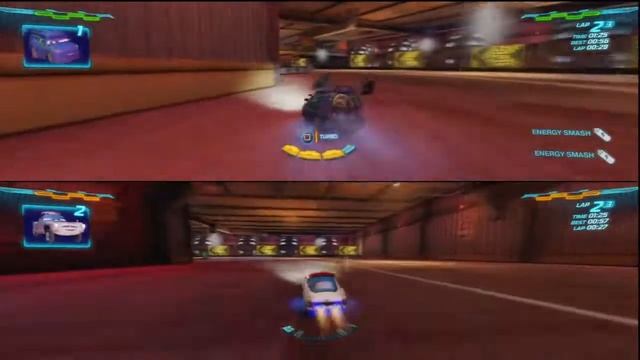 PS3 Cars 2 The Video Game Battle Race DJ Versus Finn Airport Security DLC Characters смотреть онлайн