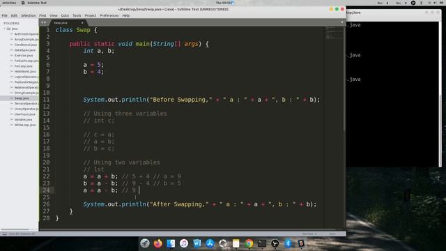 26- Swap two numbers in Java: Java beginner Tutorial in Hindi смотреть онлайн