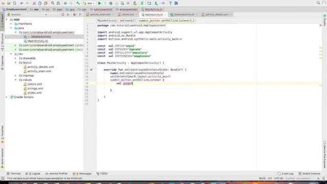 Kotlin Android Intent Example смотреть онлайн