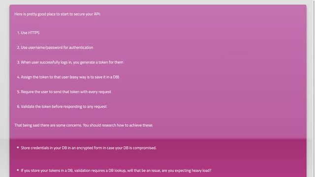 What is the best way of securing a REST API? смотреть онлайн