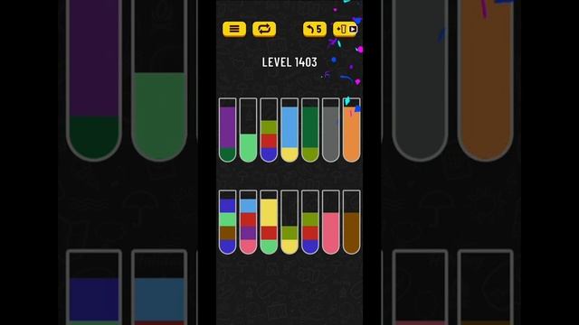 Water sort puzzle level 1403 смотреть онлайн