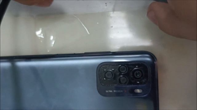 Xiaomi Redmi Note 10S Replacing broken camera glass⚒. Замена разбитого стекла камеры⚒ смотреть онлайн