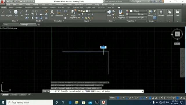 How to Draw OFFSET in Autocad? | Offset Command | How to show wall thickness? | PART 19 смотреть онлайн