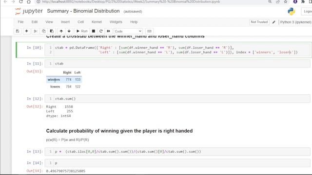 Binomial Distribution (sum-up) |Statistics with Python| Artificial Intelligence | talks ai смотреть онлайн