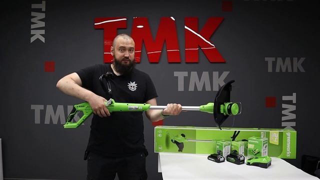 Сколько работает аккумуляторный триммер на одном заряде? Обзор GreenWorks G24LT28 смотреть онлайн