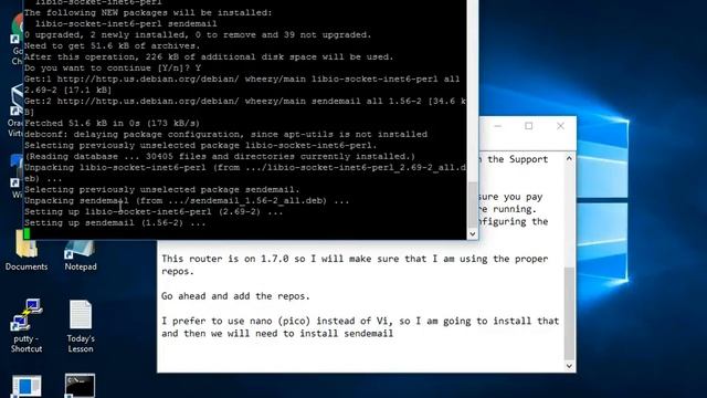 EdgeRouter Configuration - Email notification of SSH login. смотреть онлайн