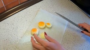 Яичница из замороженных яиц.Замороженные яйца.