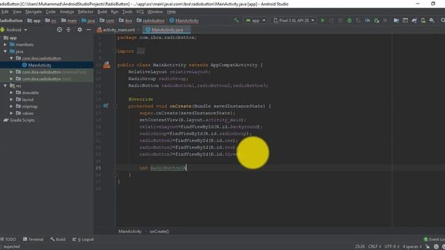 Android Studio : Radio(Group-Button) JAVA tutorial смотреть онлайн