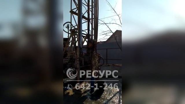 Бурение скважины в п. Каложицы Волосовского района смотреть онлайн