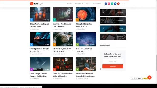 Nakamura - Blog and Magazine WordPress Theme travel blog смотреть онлайн