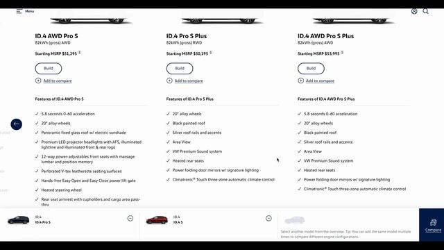 The 2023 VW ID.4 Is An Electric SUV BARGAIN | Building Our Reservation (New Trims And Options) смотреть онлайн