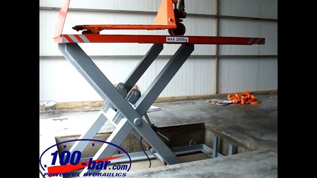 Подъемник для погрузки выгрузки товара из автомобиля