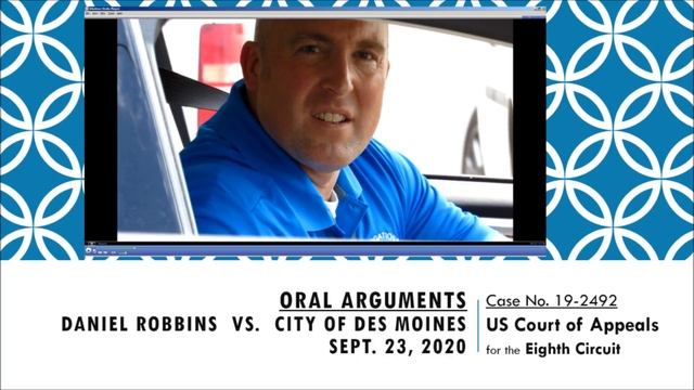 Robbins v Des Moines Case No 19 2492 Oral Arguments смотреть онлайн