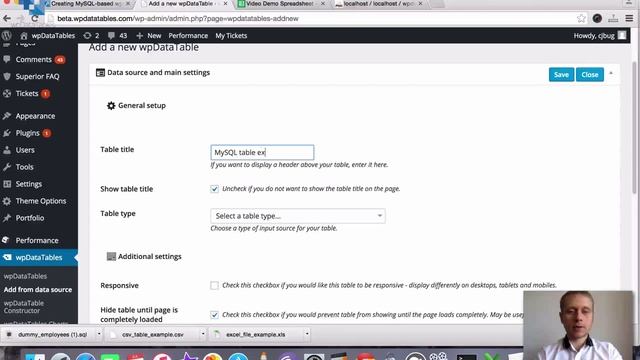 How to Create Tables in WordPress based on MySQL queries with wpDataTables Plugin смотреть онлайн