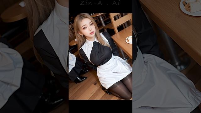 [4K]AI art Look Book 주문하시겠어요?! 웨이트리스 유니폼 스타킹 룩북 / Waitress Uniform Stockings vrog смотреть онлайн