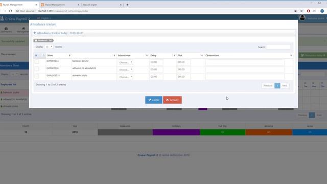 Employee Management System php - Leave - Salary and Pointing смотреть онлайн