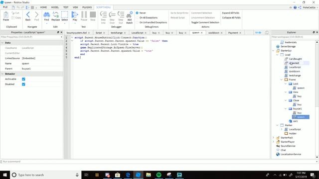 Vehicle Locking, Purchasing and Spawning System | Roblox смотреть онлайн