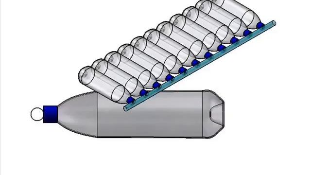 Теплообменник на крыше из пластиковых бутылок. смотреть онлайн