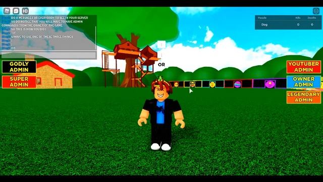 How To Send A Message To A whole Server Using Admin Commands (ROBLOX) смотреть онлайн