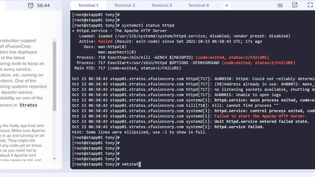 Linux Process Troubleshooting - KodeKloud смотреть онлайн
