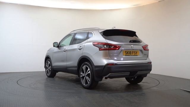 SK18FSY One Owner, Very Low Mileage Qashqai 1.2 DIG-T 115 Tekna Auto in Blade Silver with 18" Alloy смотреть онлайн