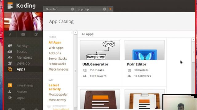 Koding Web based IDE - Review and Walkthrough смотреть онлайн