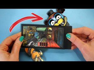 Делаем поделку с сюрпризом Аниматроник ГЛЭМРОК ФРЕДДИ ► FNAF SECURITY BREACH ARTS