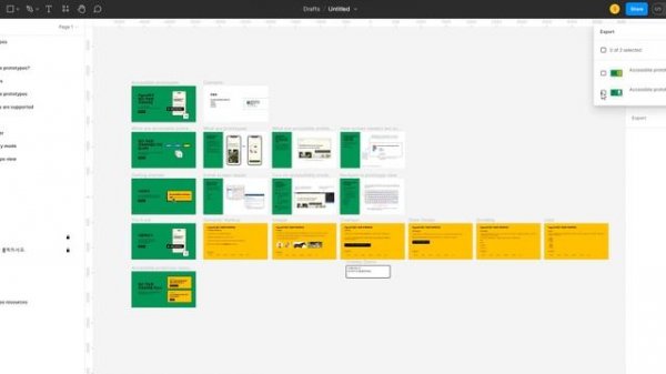 Export frame in figma