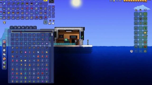 Terraria Floating House build смотреть онлайн