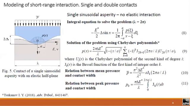 Tsukanov I.Yu. — Minisymposium “Contact mechanics, tribology and technology” смотреть онлайн