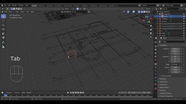 How to import An AutoCAD Drawing to Blender | Blender Tutorial