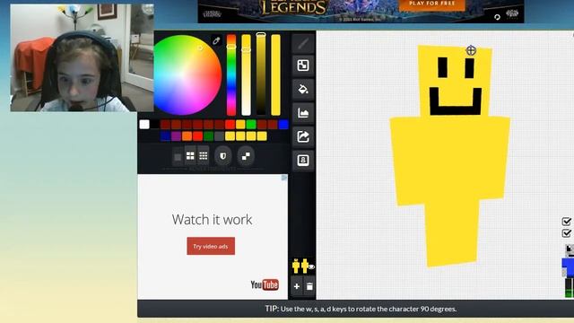 How to make a MINECRAFT SKIN in 5 minutes!!! смотреть онлайн