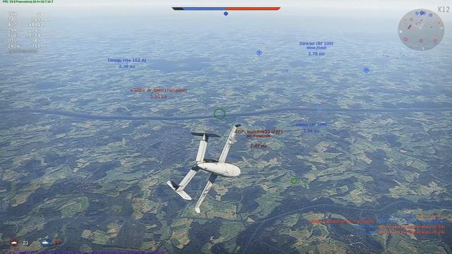 " Flying Squirrel! " - War Thunder [RB HE-162 A] смотреть онлайн