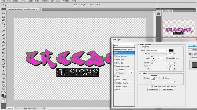 How To Make Graffiti Text | Photoshop