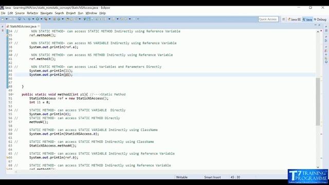 Accessing STATIC,NON STATIC stuff inside STATIC,NON STATIC Methods (BEST EXPLANATION) / Abhinav Ton смотреть онлайн