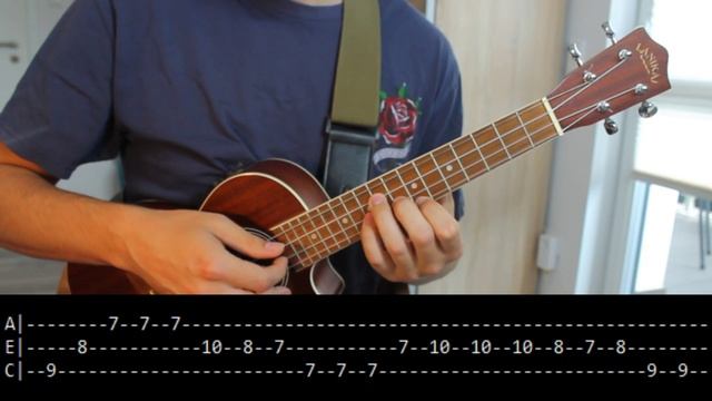 Ievan Polkka Ukulele Tutorial with Tabs смотреть онлайн