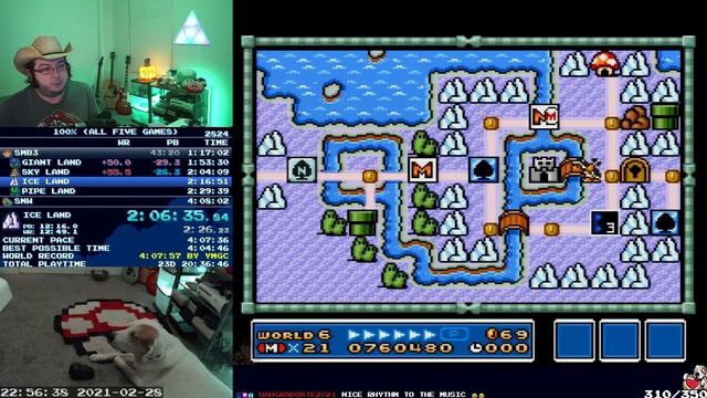 [Speedrun] Super Mario All-Stars - All Five Games 100% in 4:08:00 смотреть онлайн