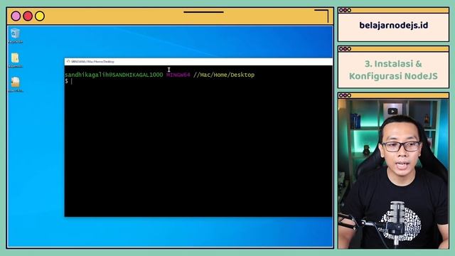 Belajar NodeJS | 3. Instalasi & Konfigurasi NodeJS смотреть онлайн