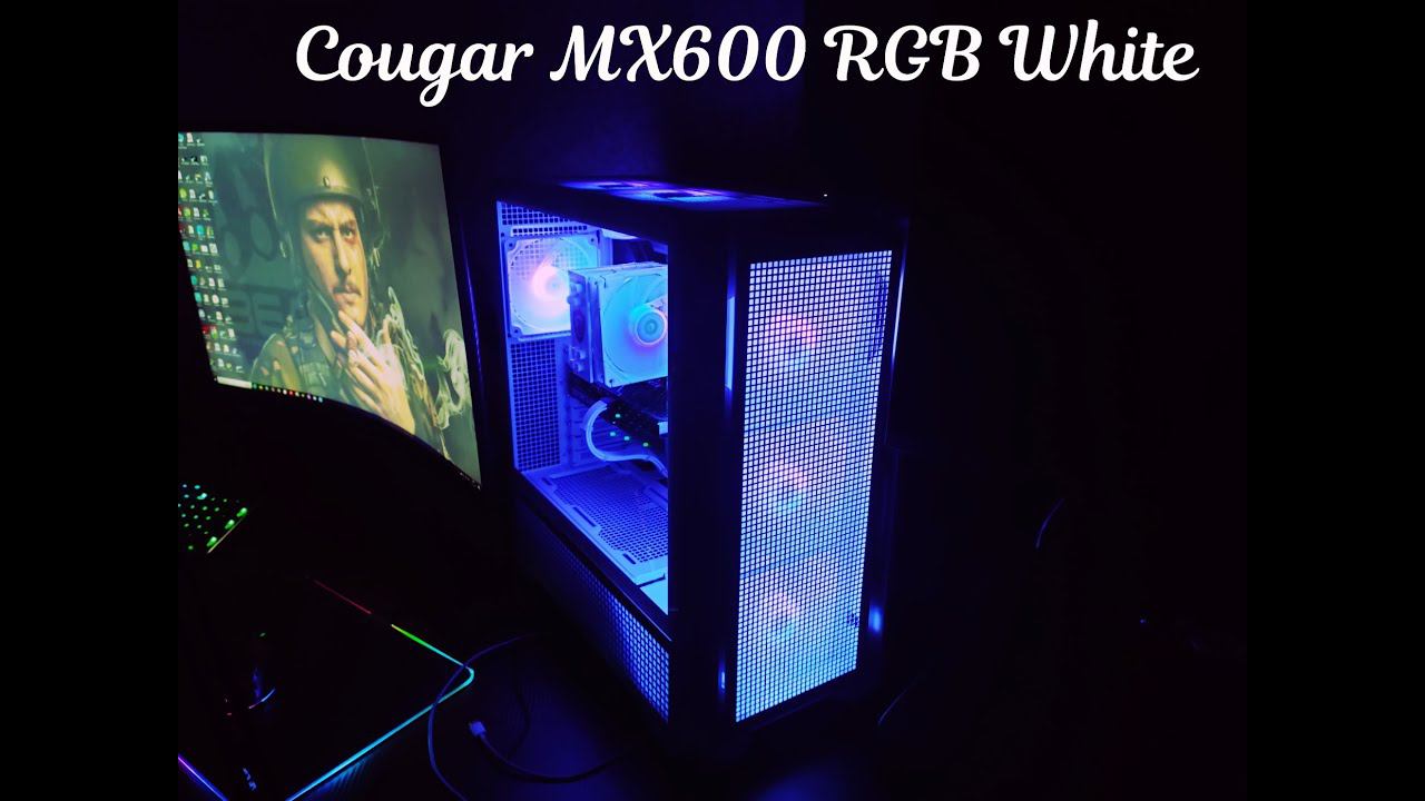 #Корпус для ПК новинка 2023 года #Cougar MX600 #RGB БЕЛЫЙ #Full #Tower#4k смотреть онлайн