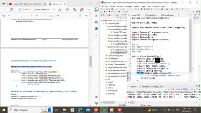 #4 Spring boot: le Design pattern DTO (Data Transfer Object) смотреть онлайн