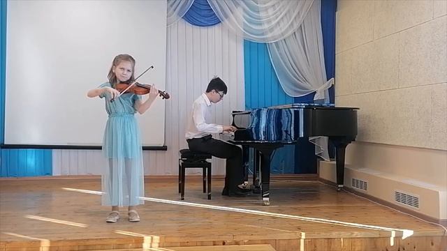 Ветрова Вероника скрипка, Кадиров Артем фортепиано, БНП Перепелочка смотреть онлайн