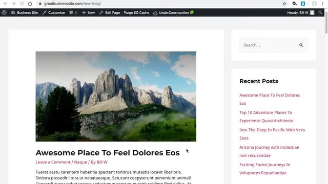 Create Default Blog Page in Astra Theme of WordPress Using Classic Editor смотреть онлайн