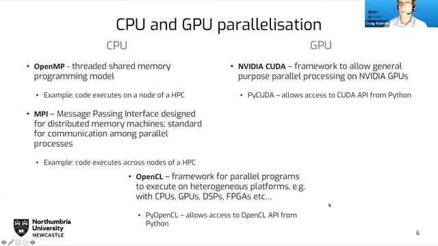 Day 3 - Speed up your simulations with OpenMP, MPI, & CUDA - Dr Craig Warren смотреть онлайн