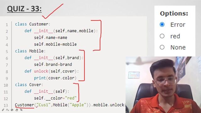 Infytq Object Oriented Programming Using Python | Infytq Day-3 Quiz 31 to 34 | YouthNationCoders смотреть онлайн